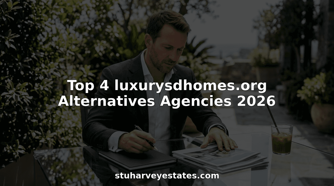 Top 4 luxurysdhomes.org Alternatives Agencies 2026